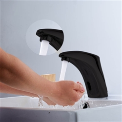 Greenspring Deck Mount Automatic Sensor Bathroom Faucet Overide